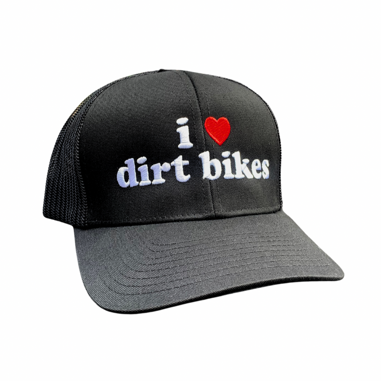 I Heart Dirt Bikes Trucker Mesh Snap Back