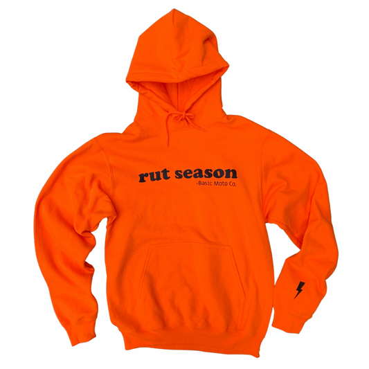 Rut Season - Blaze Orange - Hooded Sweatshirt