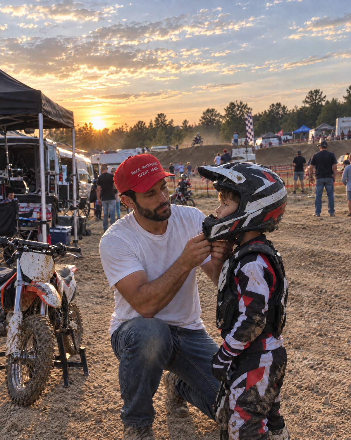 Make Motocross Great Again - Mesh Snap Back Hat