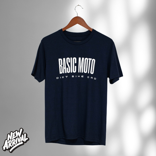DIRT BIKE DAD NAVY T