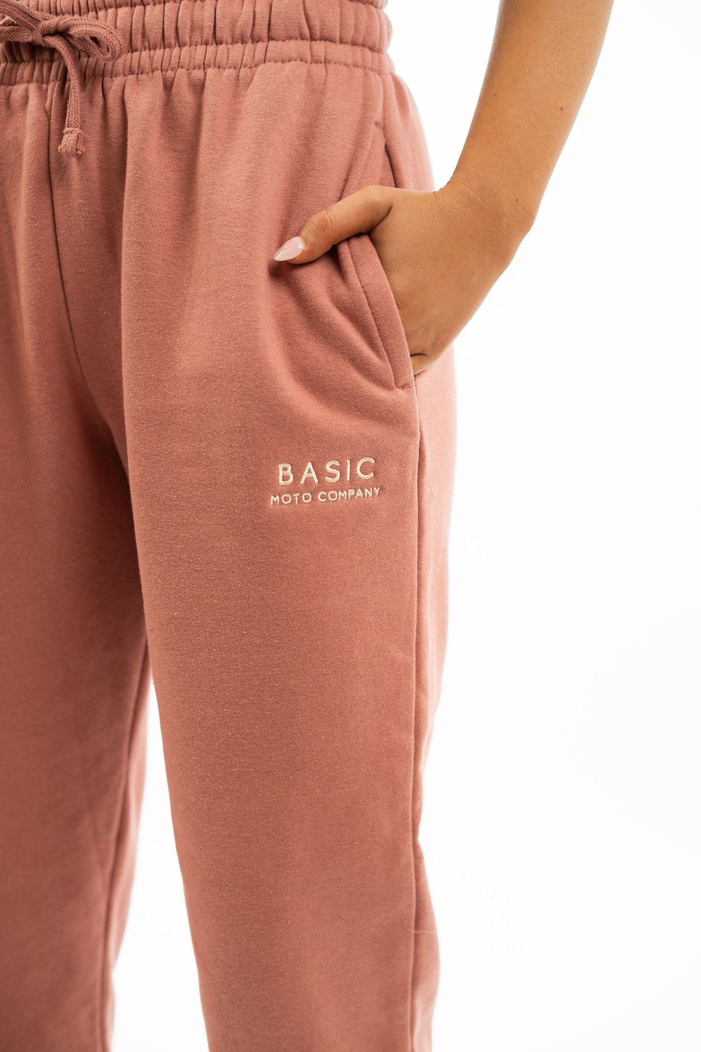 BASIC - Women's Sweatpants - Rust