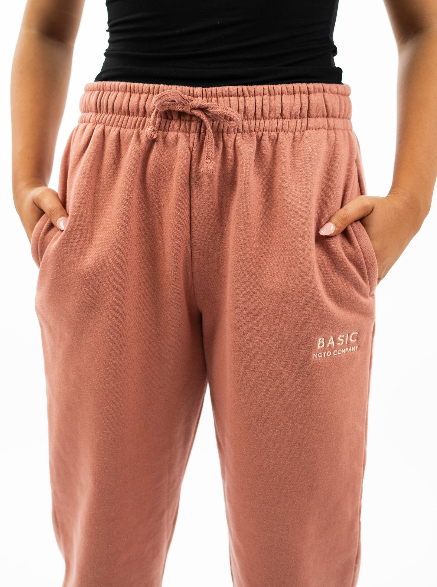 BASIC - Women's Sweatpants - Rust