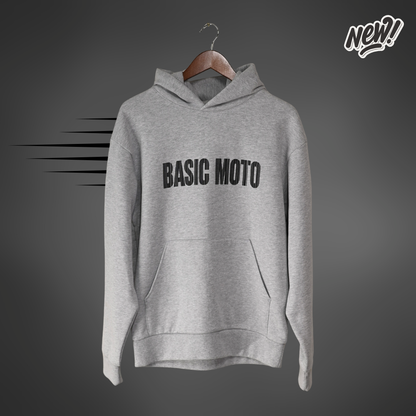 Barcode Heavyweight Hoodie Grey