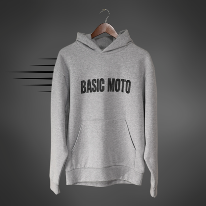 Barcode Heavyweight Hoodie Grey