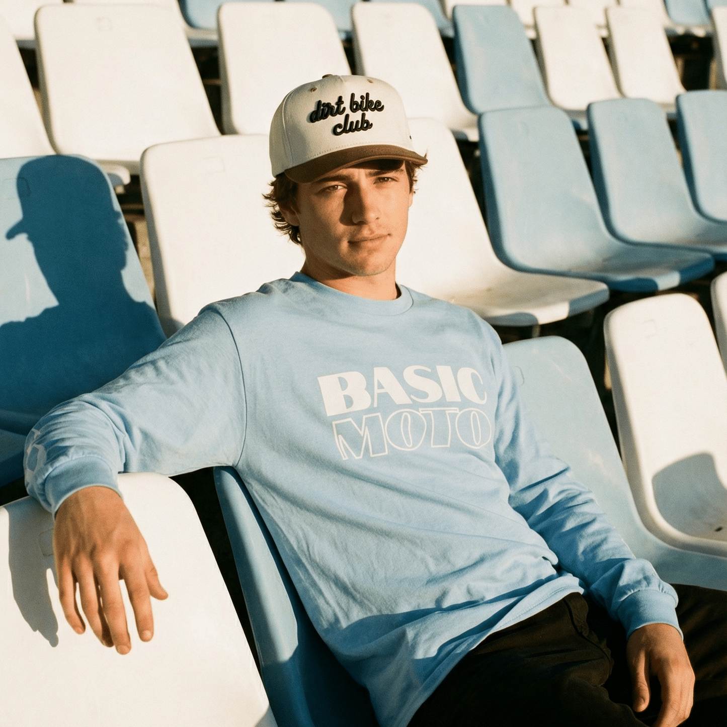 Dirt Bike Club Hat Cream/Brown