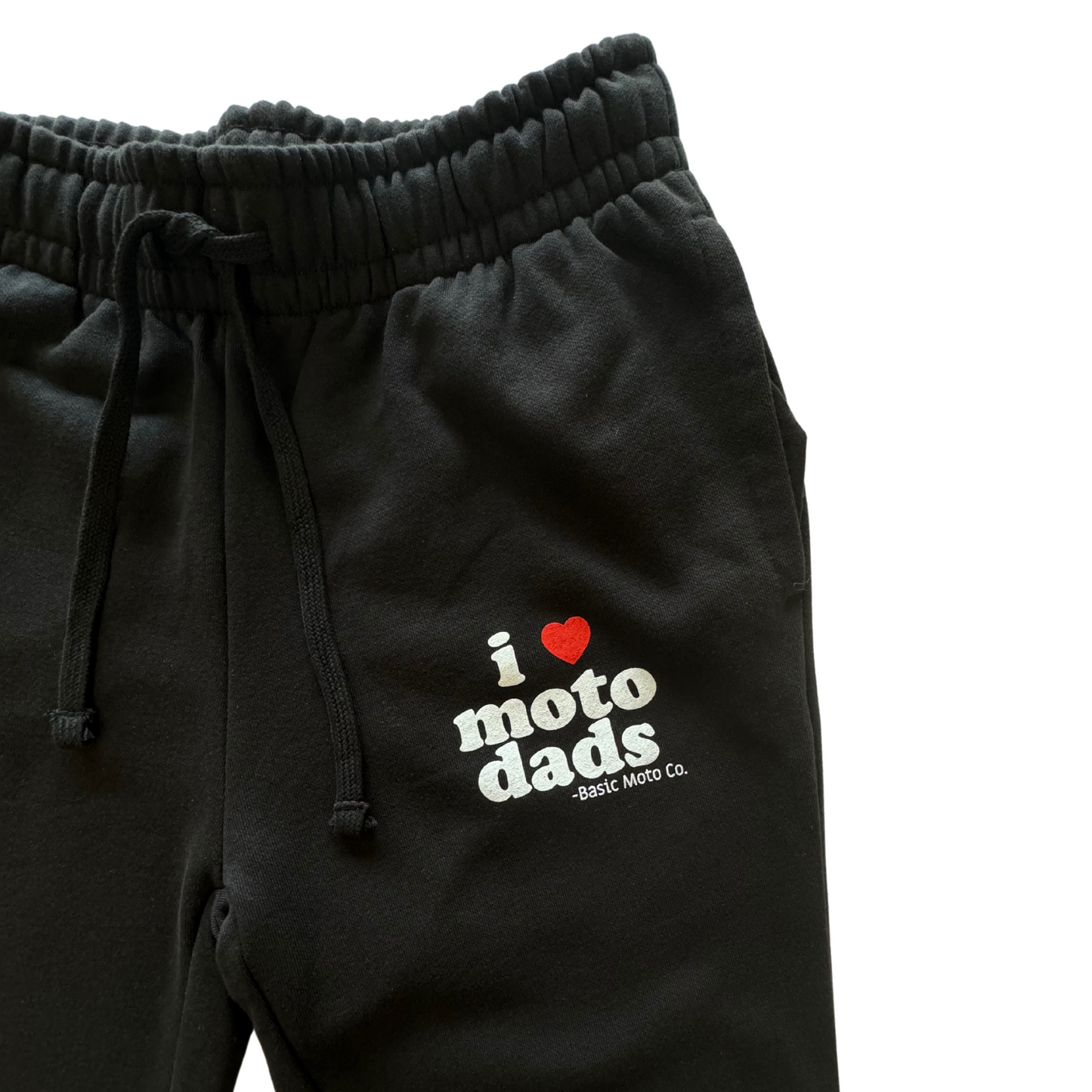 I Heart Moto Dads Sweatpants Women's Black