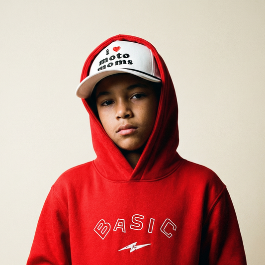 I Love Moto Moms Hat