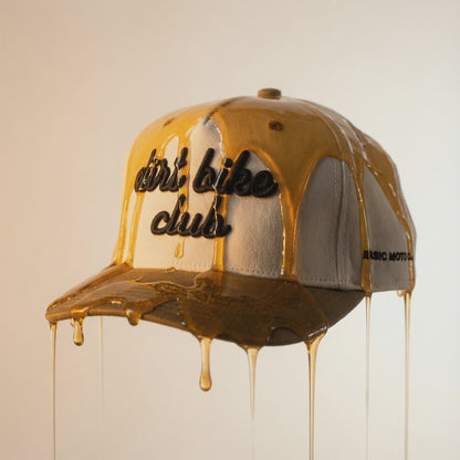 Dirt Bike Club Hat Cream/Brown