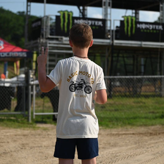 Basic Moto Co Classic Tee White