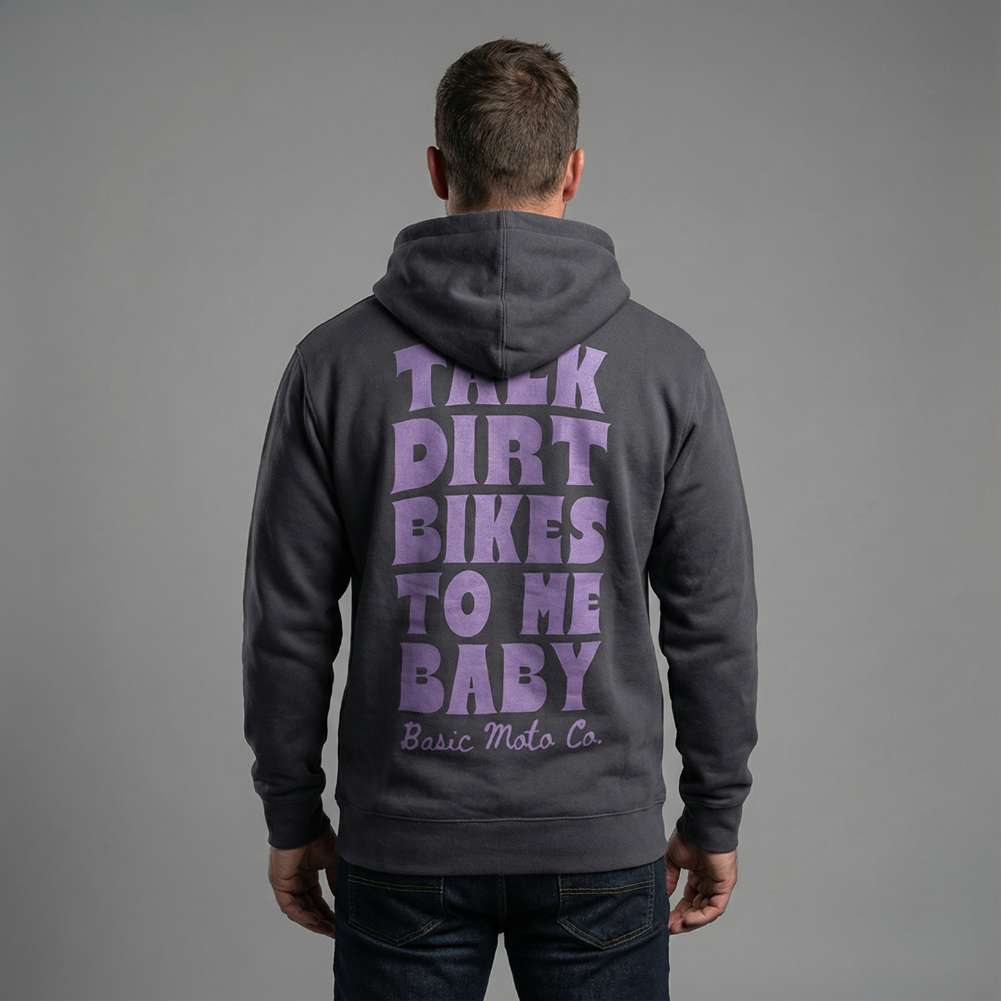 Talk Dirt Bikes To Me Baby - Heavy Weight Hoodie