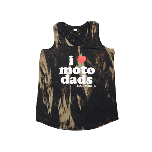 I Heart Moto Dads - Women's Tank Top - Black (SE)
