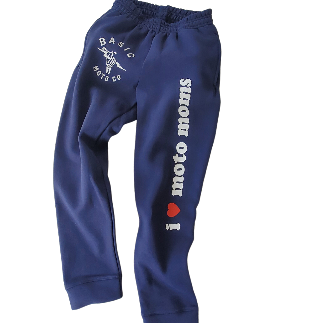 I Love Moto Moms Fleece Sweatpants / Joggers