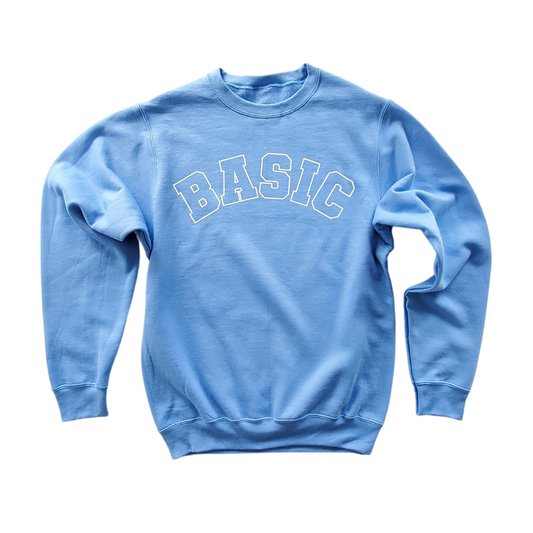 The Basic Crew Neck Sweatshirt - Sky Blue