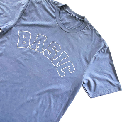 The Basic Tee - Blue Steel