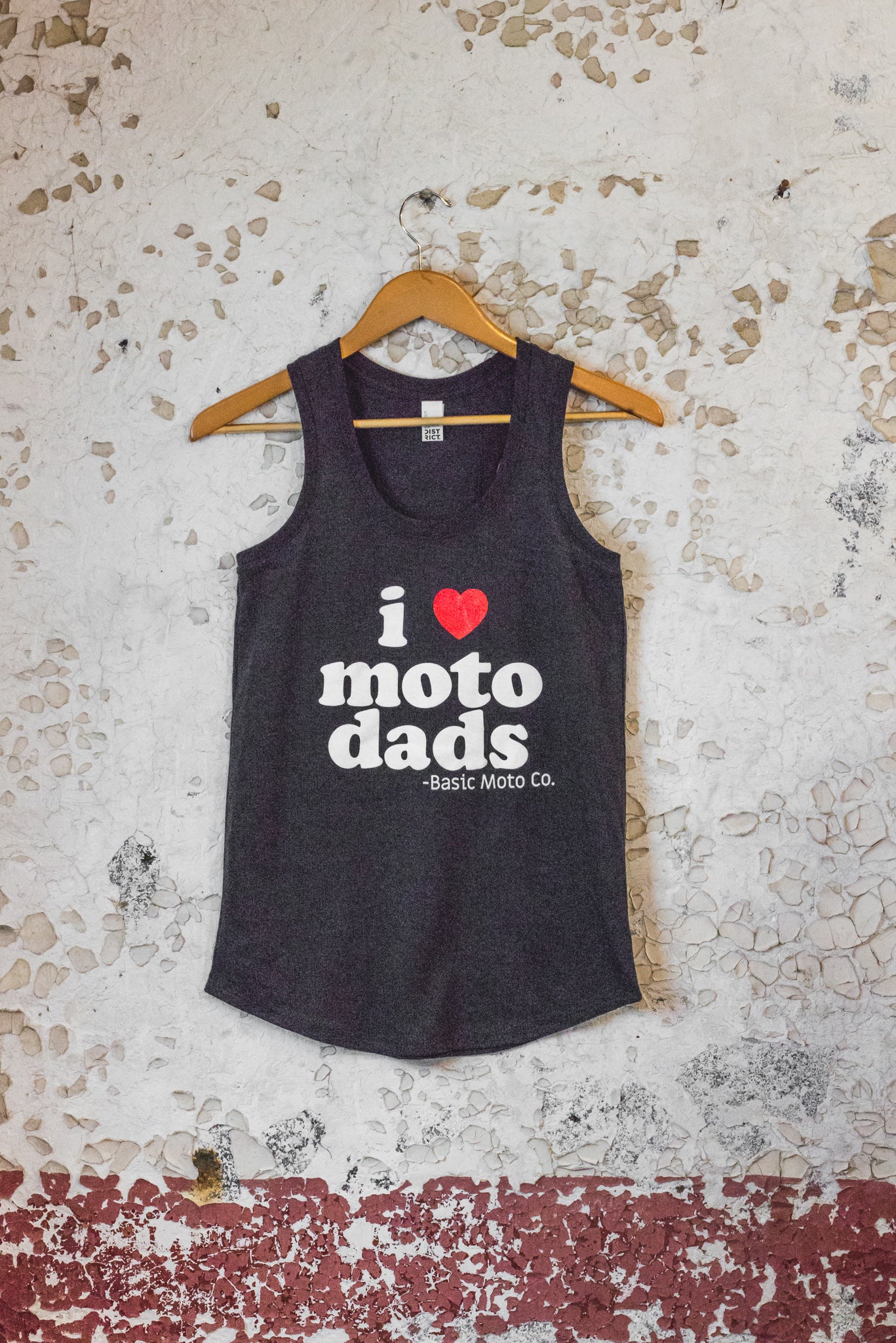 I Heart Moto Dads Black Tank