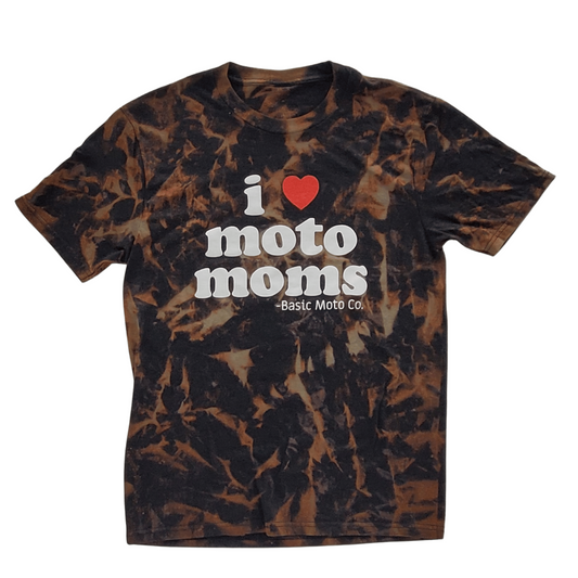 I Heart Moto Moms Black (SE) Tee